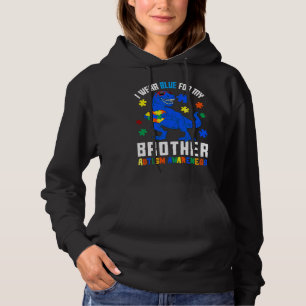 April ik Draag blauw voor Broeder dinosaur autism Hoodie