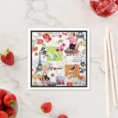 April in Parijs 2 Servet (Insitu)