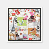 April in Parijs 2 Servet (Voorkant)