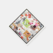 April in Parijs 2 Servet (Hoek)