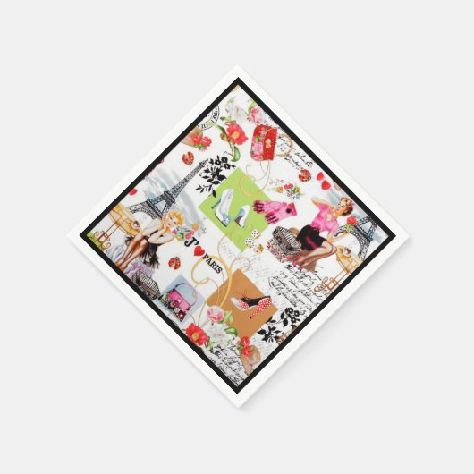 April in Parijs 2 Servet (Hoek)