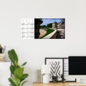 April in Parijs 30 kalenderposter 2017 Poster (Thuiskantoor)