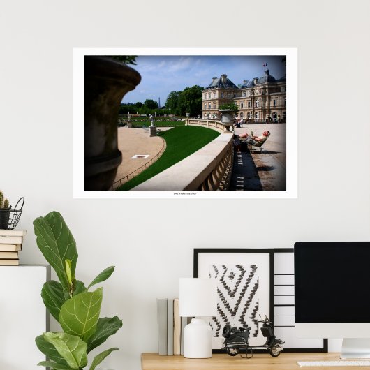 APRIL IN PARIS POSTER (Thuiskantoor)