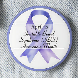 April Irritable Bowel Syndrome Awareness Month Ronde Button 5,7 Cm