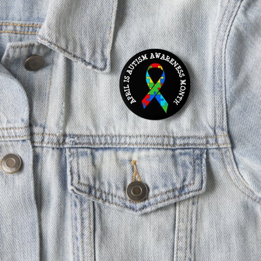 April is Autism Awareness Button (In situ)