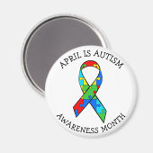 April is Autism Awareness Maand Magneet (Voorkant / Achterkant)
