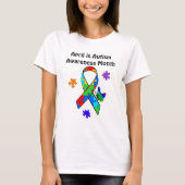 April is Autism Awareness Maand T-shirt (Voorkant)