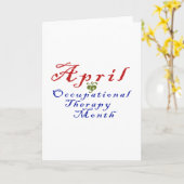 April is de Maand van de BeroepsTherapie Kaart (Gele Bloem)