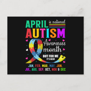 April is de nationale maand van Autism Bewustheid Briefkaart