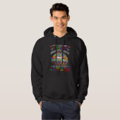 April is de nationale maand van Autism Bewustmakin Hoodie (Voorkant volledig)