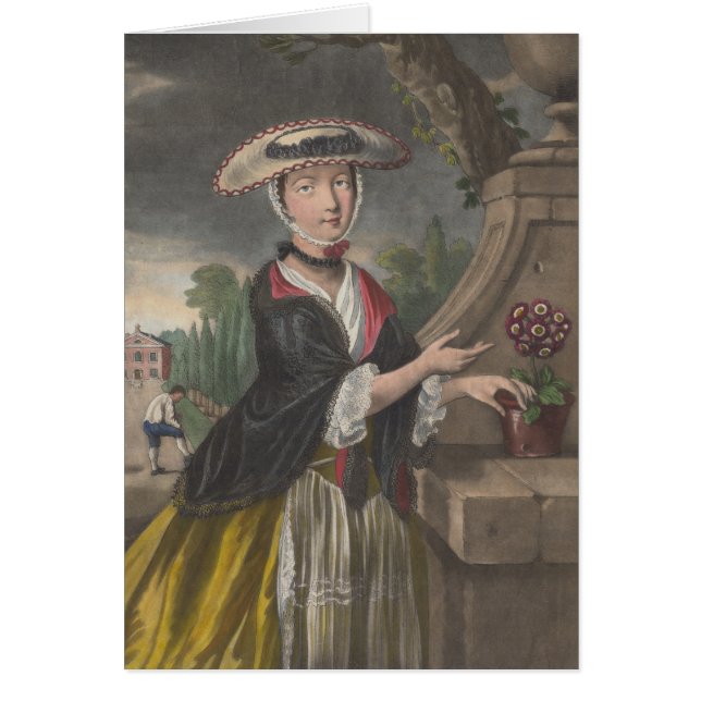 April is een vrouw - 1767 Allegory (Voorkant)