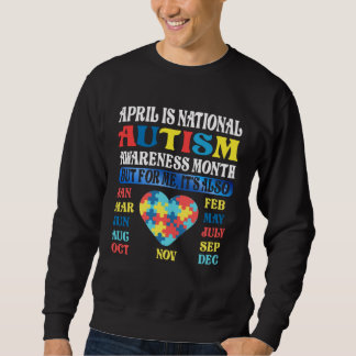 April is National Autism Awareness Month Kids Boy  Trui
