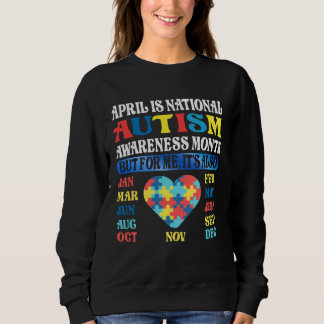 April is National Autism Awareness Month Kids Boy  Trui