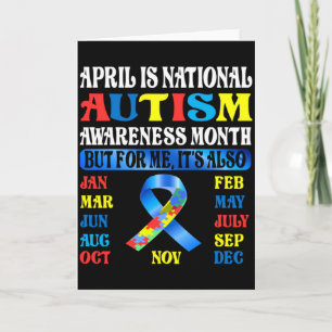 April Is National Autism Awareness Month Kinderen  Kaart