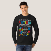 April Is National Autism Awareness Month T-shirt (Voorkant volledig)