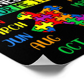 April is Nationale Autism Awareness Maand Kinder B Poster (Hoek)