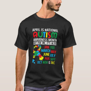 April Is Nationale Autismewarandemaand Geschenk T-shirt