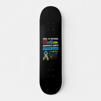 April is Nationale maand van Autism Bewustheid Persoonlijk Skateboard