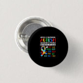 April is Nationale maand van Autism Bewustheid Ronde Button 3,2 Cm (Voorkant /achterkant)