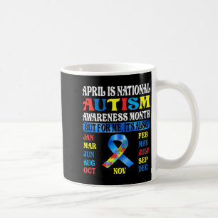 April is Nationale Maand van Autismebewustzijn Kin Koffiemok