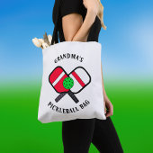April is Nationale Pickleball Maand gepersonalisee Tote Bag