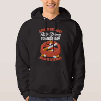 April Is No Tobacco Day Anti Cigarettes Anti Smoki Hoodie