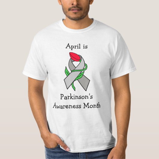 April is Parkinson's Bewustmaands T-shirt (Voorkant)