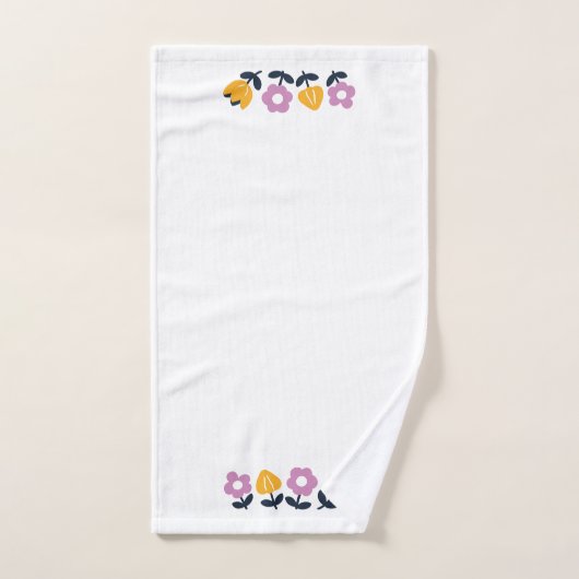 April knuffels en natte neuzen – Bloemen deel Bad Handdoek (Handdoek)