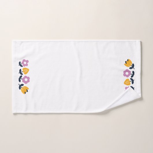 April knuffels en natte neuzen – Bloemen deel Bad Handdoek (Handdoek)