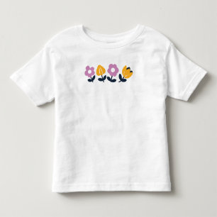April knuffels en natte neuzen – Bloemen deel Kinder Shirts