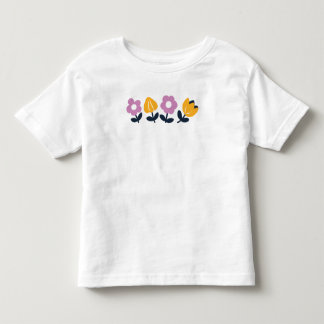 April knuffels en natte neuzen – Bloemen deel Kinder Shirts