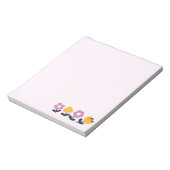 April knuffels en natte neuzen – Bloemen deel Notitieblok (Linkerzijde)