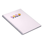 April knuffels en natte neuzen – Bloemen deel Notitieboek (Rechterzijde)