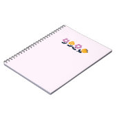 April knuffels en natte neuzen – Bloemen deel Notitieboek (Linkerzijde)