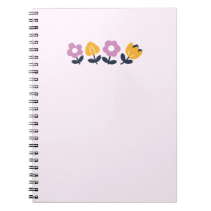 April knuffels en natte neuzen – Bloemen deel Notitieboek