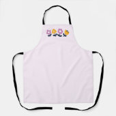 April knuffels en natte neuzen – Bloemen deel Schort (Voorkant)