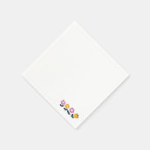 April knuffels en natte neuzen – Bloemen deel Servet (Hoek)