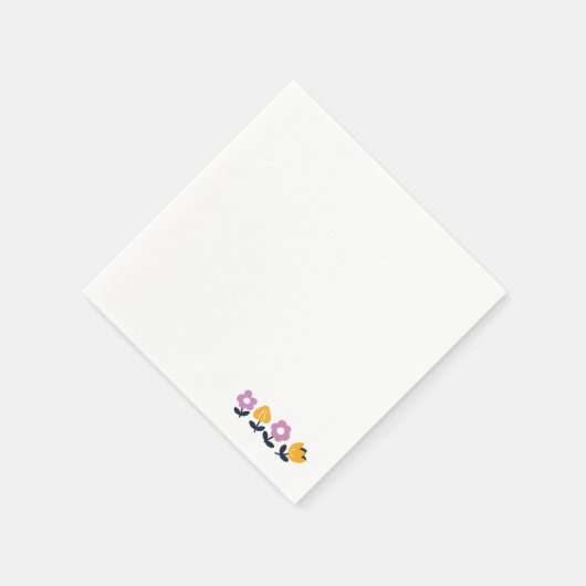 April knuffels en natte neuzen – Bloemen deel Servet (Hoek)