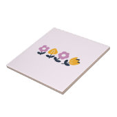 April knuffels en natte neuzen – Bloemen deel Tegeltje (Zijkant)