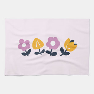 April knuffels en natte neuzen – Bloemen deel Theedoek