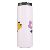 April knuffels en natte neuzen – Bloemen deel Thermosbeker (Achterkant)