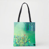 April Landscape Painting Tote Bag (Voorkant)
