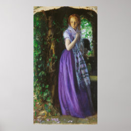 April Love (door Arthur Hughes) Poster