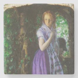 April Love (door Arthur Hughes) Stenen Onderzetter