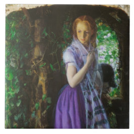 April Love (door Arthur Hughes) Tegeltje