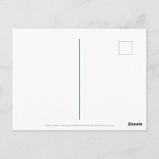 April Maand Bloemen Sweet Pea Daisy Fancy Briefkaart (Achterkant)