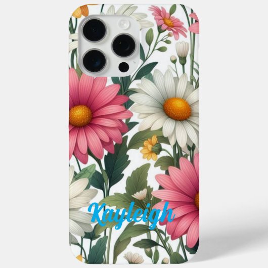 April madeliefje geboorte maand bloem Case-Mate iPhone case (Achterkant)