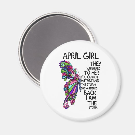 April Meisje dat ze rondliep terug Ik ben Storm Magneet (Voorkant / Achterkant)