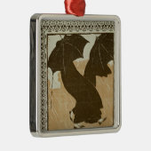 April Metalen Ornament (Rechts)