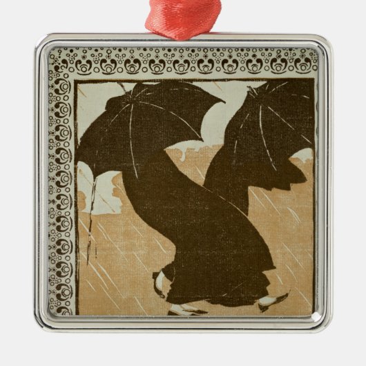April Metalen Ornament (Voorkant)